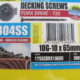 DECKING SCREWS 10G-10 x 65mm 316 S/S (QTY 500pcs)