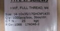 TYPE 17 SCREWS 14G-10 x 35mm GALV (1000pcs)