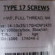 TYPE 17 SCREWS 14G-10 x 35mm GALV (1000pcs)