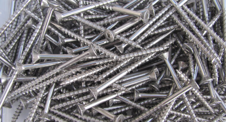 CHIPBOARD SCREWS 10G-10 x 75mm 304 S/S(QTY 300pcs)