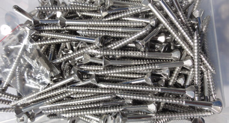 DECKING SCREWS 12G-11x75mm 304 S/S (QTY 500pcs)