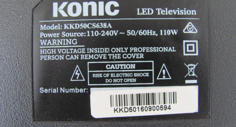 Power board ER980B REV:1.0 for TV KONIC KKD50CS638