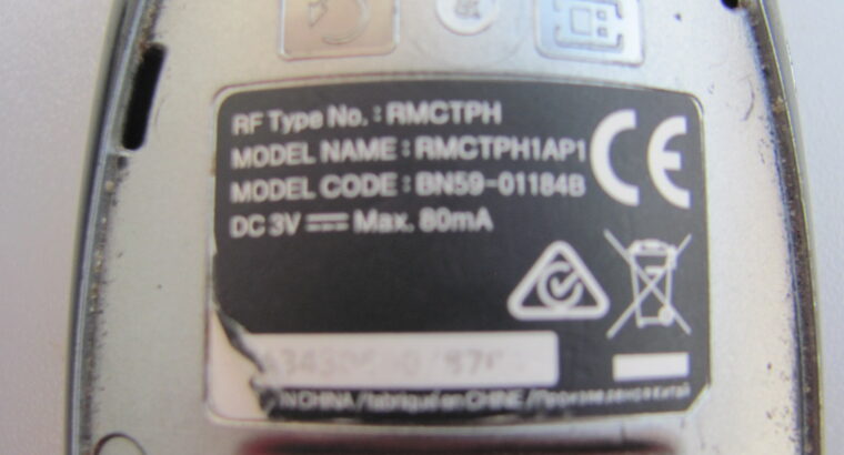 TV SAMSUNG remote control BN59-01184B