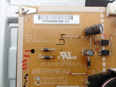POWER BOARD LG 42LF5500 EAX66203001(1.6) REV2.0