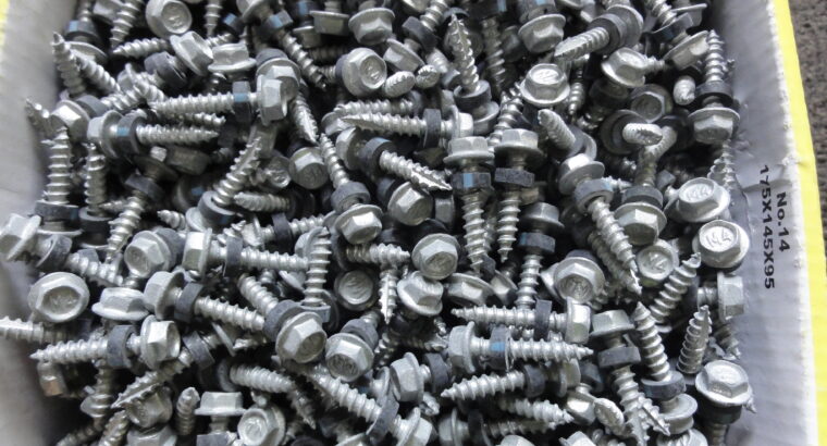 TYPE 17 SCREWS 10G-12 x 25mm GALV (1000pcs)
