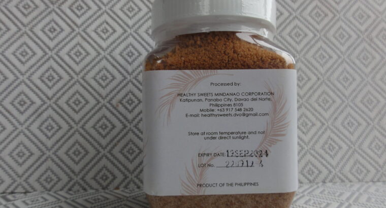 100% ORGANIC COCONUT SUGAR 200 grams