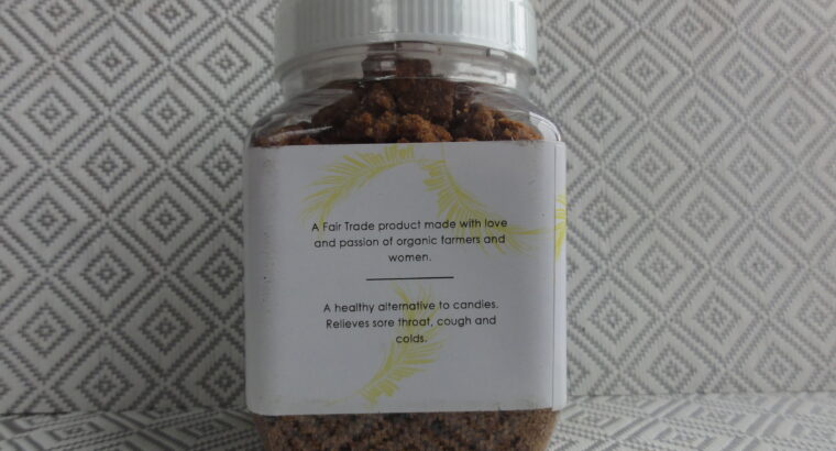 100% ORGANIC GINGER CANDY 200 grams