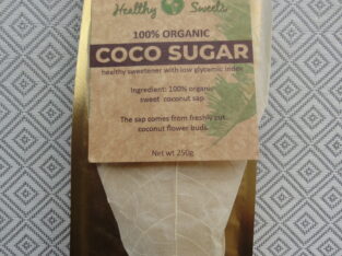 100% ORGANIC COCONUT SUGAR 250 grams