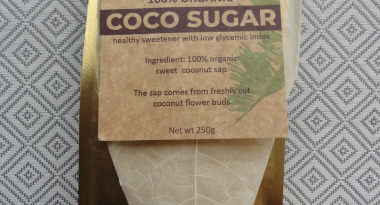 100% ORGANIC COCONUT SUGAR 250 grams