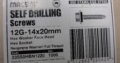 SELF DRILLING SCREWS 12G-14x20mm S/S (QTY 100pcs)