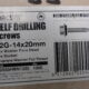 SELF DRILLING SCREWS 12G-14x20mm S/S (QTY 100pcs)