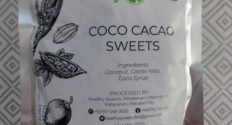 ORGANIC PURE COCO CACAO SWEETS 150gr