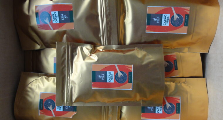 ORGANIC PURE UNSWEETENED CACAO NIBS 150g