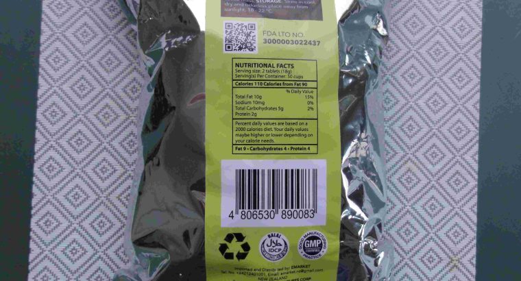 100% CACAO CHOCOLATE (TABLEA) UNSWEETENED 1 KG