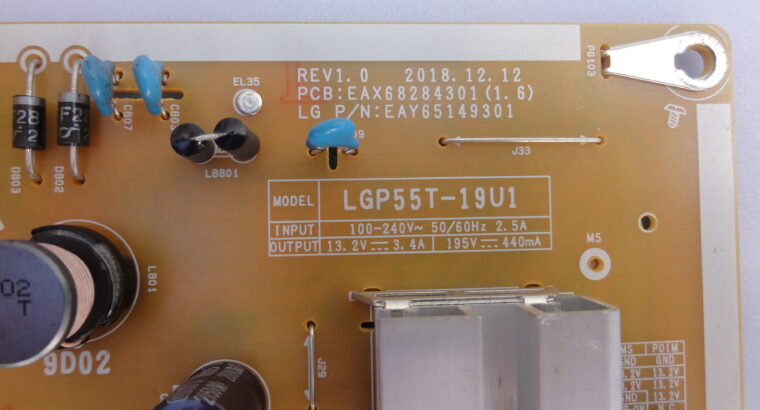 POWER BOARD EAX68284301(1.6) for LG 55UP7550PVG