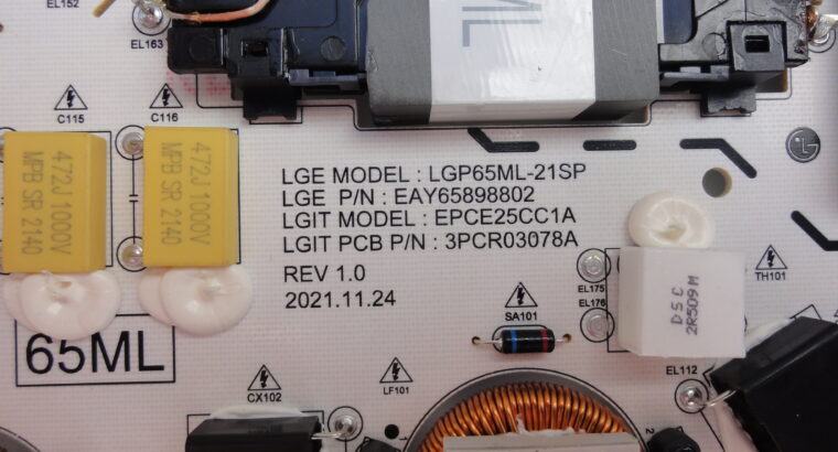 POWER BOARD EAY65898802 for LG 65QNED916QA