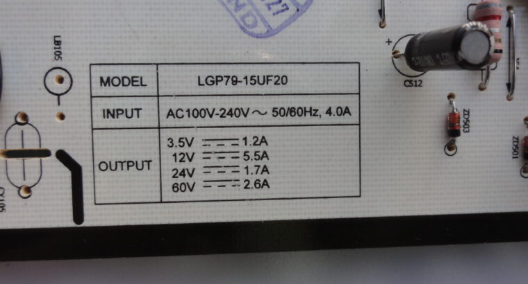 POWER BOARD EAY63788601 for LG 79UX340C