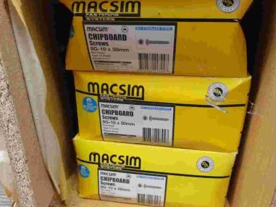 CHIPBOARD 304 stainless steel SCREWS 8G-10 x 50mm