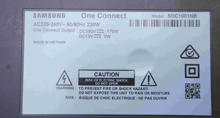 SAMSUNG QA55Q7FNAS ONE CONNECT BOX SOC1001NB
