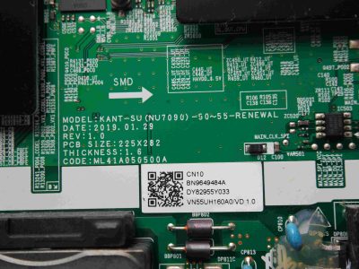 MAIN BOARD BN96-49484A for TV SAMSUNG UA55NU7090W