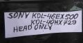 HEAD ONLY for SONY KDL-46EX520 without Screws