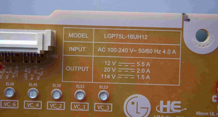 POWER BOARD LGP75L-16UH12 for TV LG 75UH652V
