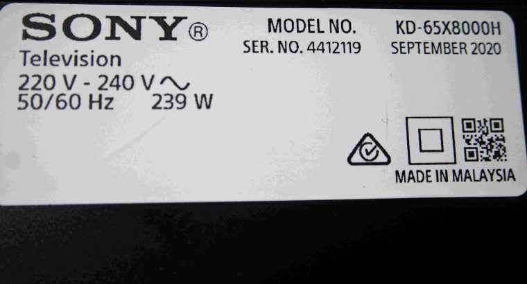 T-CON BOARD HV650QUBN9L for TV SONY KD-65X8000H