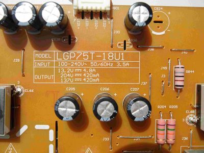 POWER BOARD LGP75T-18U1 for TV LG 75UM7580PVA