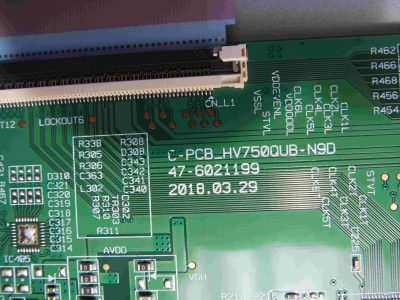 T-CON BOARD C-PCB_HV750QUB-N9D for LG 75UM7580PVA