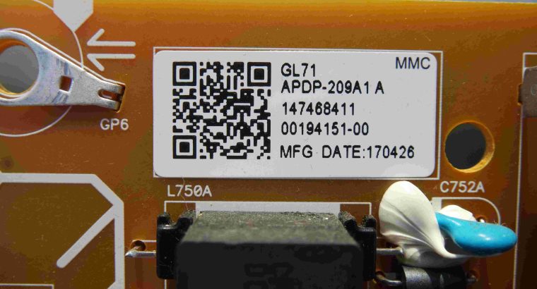 POWER BOARD APDP-209A1 for TV SONY KD-55X7000E