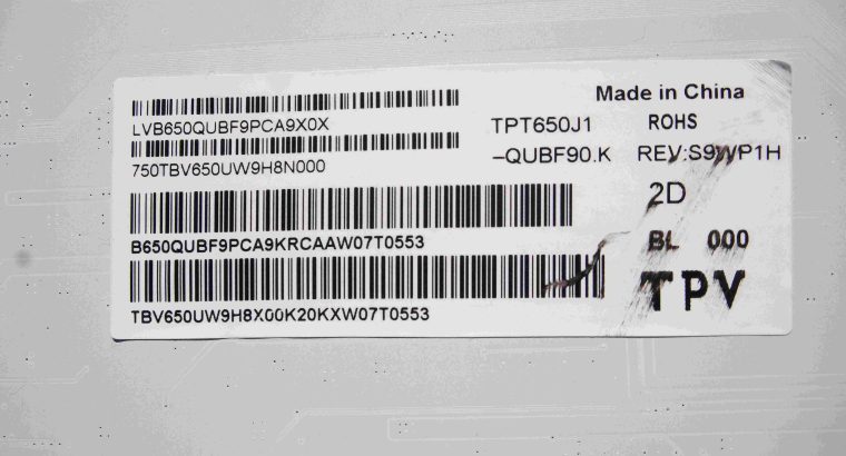 T-CON BOARD C-PCB_HV650QUB PHILIPS 65PUT6784/75