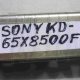 STAND(FEET) for TV SONY KD-65X8500F with SCREWS